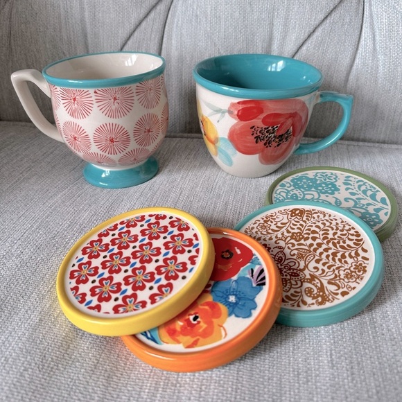 The Pioneer Woman 4 coasters set - Picture 2 of 3